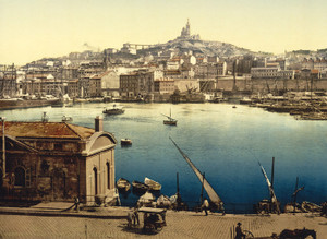 Art Prints of The Harbor, Marseilles, France (387365)