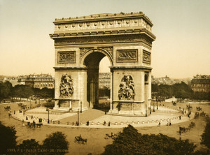 Art Prints of Arc de Triomphe de l'Etoile, Paris, France (387452)