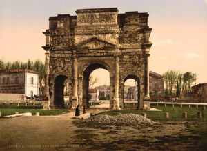 Art Prints of Triumphal Arch, Orange, Provence, France (387502)