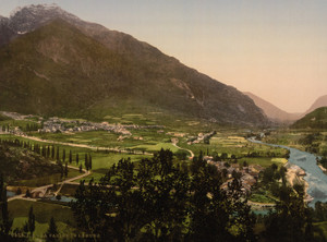 Art Prints of The Valley Laruns, Pyrenees, France (387544)