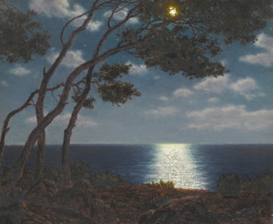 Art Prints of Moonlight on the Water by Ivan Fedorovich Choultse