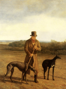 Art Prints of Portrait of Lord Rivers with Two Greyhounds by Jacques-Laurent Agasse