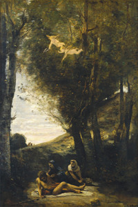 Art Prints of Saint Sebastian Rescued by the Holy Woman by Camille Corot