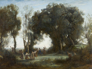 Art Prints of The Dance of the Nymphs by Camille Corot