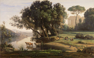 Art Prints of Italian landscape by Camille Corot