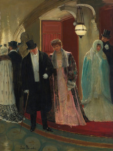 Art Prints of Coming out of the Loge by Jean Beraud