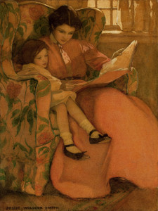 Art Prints of A Rainy Day by Jessie Willcox Smith