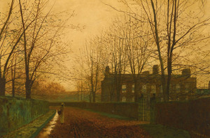 Art Prints of The Last Gleam by John Atkinson Grimshaw