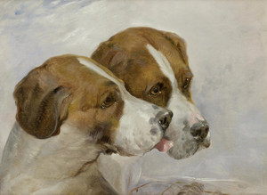 Art Prints of Coupled Foxhounds by John Frederick Herring