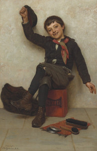 Art Prints of All Right by John George Brown