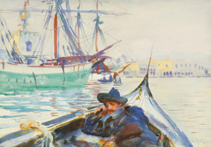 Art Prints of Summer Day on the Giudecca, Venice by John Singer Sargent