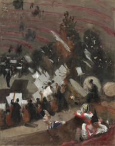 Art Prints of Rehearsal of the Pasdeloup Orchestra by John Singer Sargent