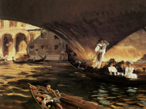 Art Prints of The Rialto by John Singer Sargent