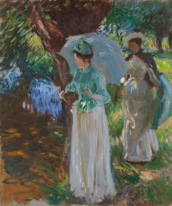 Art Prints of Two Girls with Parasols by John Singer Sargent