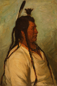 Art Prints of Big Brave Blackfeet Dance Chief by Joseph Henry Sharp