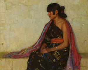 Art Prints of Crucita, Old Hopi Dress by Joseph Henry Sharp