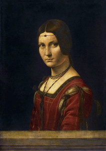 Art Prints of La Belle Ferroniere by Leonardo da Vinci