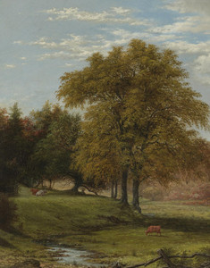 Art Prints of Cows in a Landscape by Martin Johnson Heade
