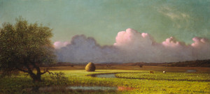 Art Prints of Sunlight and Shadow, the Newbury Marshes by Martin Johnson Heade
