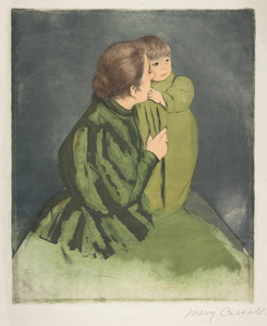 Art Prints of Peasant Mother and Child by Mary Cassatt