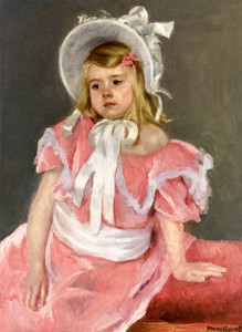 Art Prints of Sara Seated Leaning on Her Left Hand by Mary Cassatt