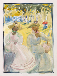 Art Prints of Two Women Sitting in a Park by Maurice Prendergast