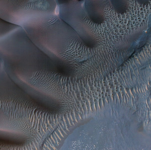 Art Prints of Dunes in Noachis Terra Region of Mars by NASA