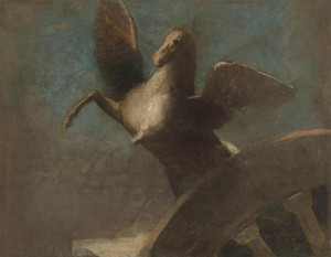 Art Prints of Pegasus by Odilon Redon