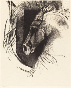 Art Prints of The Race Horse, 1894 by Odilon Redon