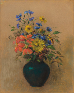 Art Prints of Wildflowers, 1905 by Odilon Redon