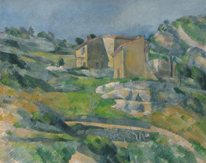 Art Prints of Houses in Provence, the Riaux Valley near L'Estaque by Paul Cezanne
