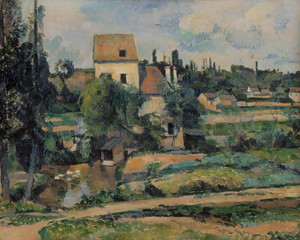 Art Prints of The Mill in the Commune of Pontoise by Paul Cezanne