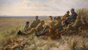 Art Prints of Hunters, Skagen by Peder Severin Kroyer