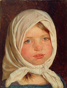 Art Prints of Little Girl from Hornbaek by Peder Severin Kroyer