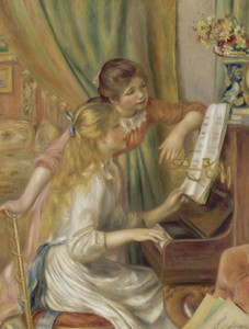 Art Prints of Young Girls at the Piano II by Pierre-Auguste Renoir