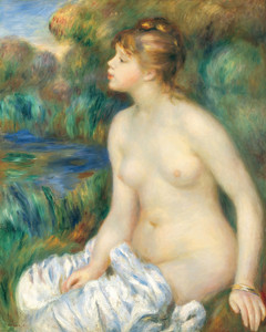 Art Prints of Bather by Pierre-Auguste Renoir