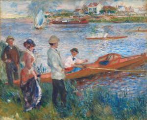 Art Prints of Oarsmen at Chatou by Pierre-Auguste Renoir