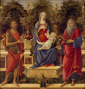 Art Prints of Madonna with Saints by Sandro Botticelli