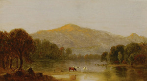 Art Prints of Mount Washington from the Saco River by Sanford Robinson Gifford