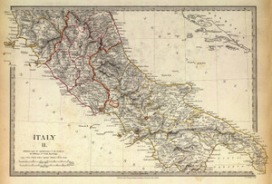 Art Prints of Italy II, 1830 (0890040), Great Britain Map