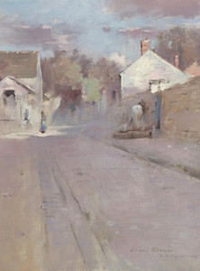 Art Prints of Street in Barbazon by Theodore Robinson