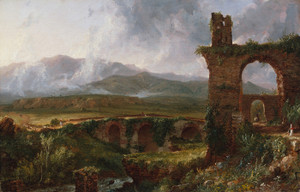 Art Prints of A View near Tivoli by Thomas Cole