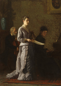 Art Prints of Singing a Pathetic Song by Thomas Eakins