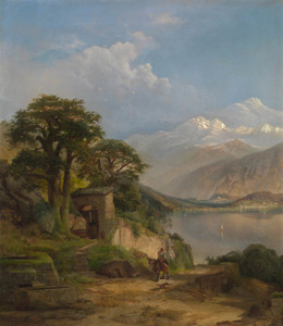 Art Prints of Lake Como by Thomas Moran
