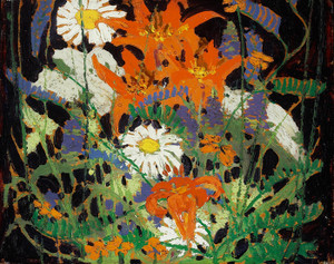 Art Prints of Marguerites, Wood Lillies and Vetch by Tom Thomson