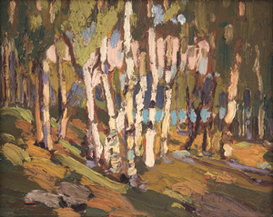 Art Prints of White Birches, Fall by Tom Thomson