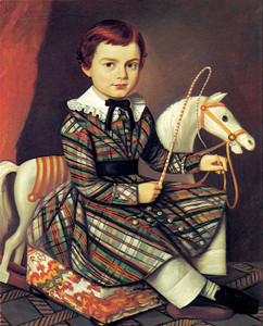 Art Prints of Boy in Plaid by an Unknown Artist