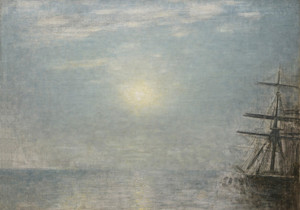 Art Prints of Sun Over the Sea by Vilhelm Hammershoi