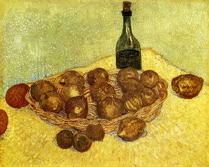 Art Prints of Basket with Lemons, 1888 by Vincent Van Gogh