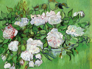 Art Prints of Pink Roses by Vincent Van Gogh